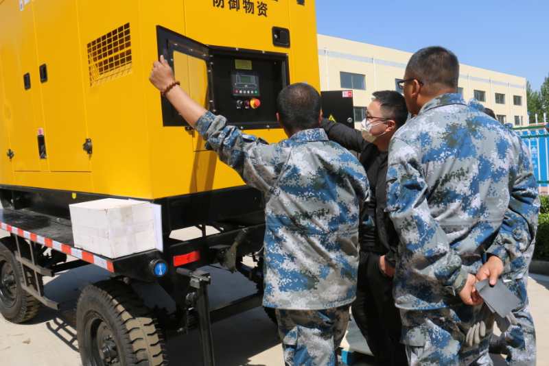 100kw移動發電機組水利部門培訓